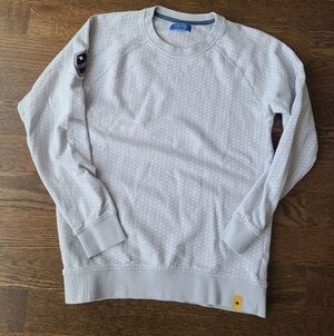 Adidas Gray Polka Dot Men's Sweatshirt Sz.M
